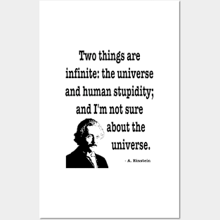 Albert Einstein Quote Posters and Art